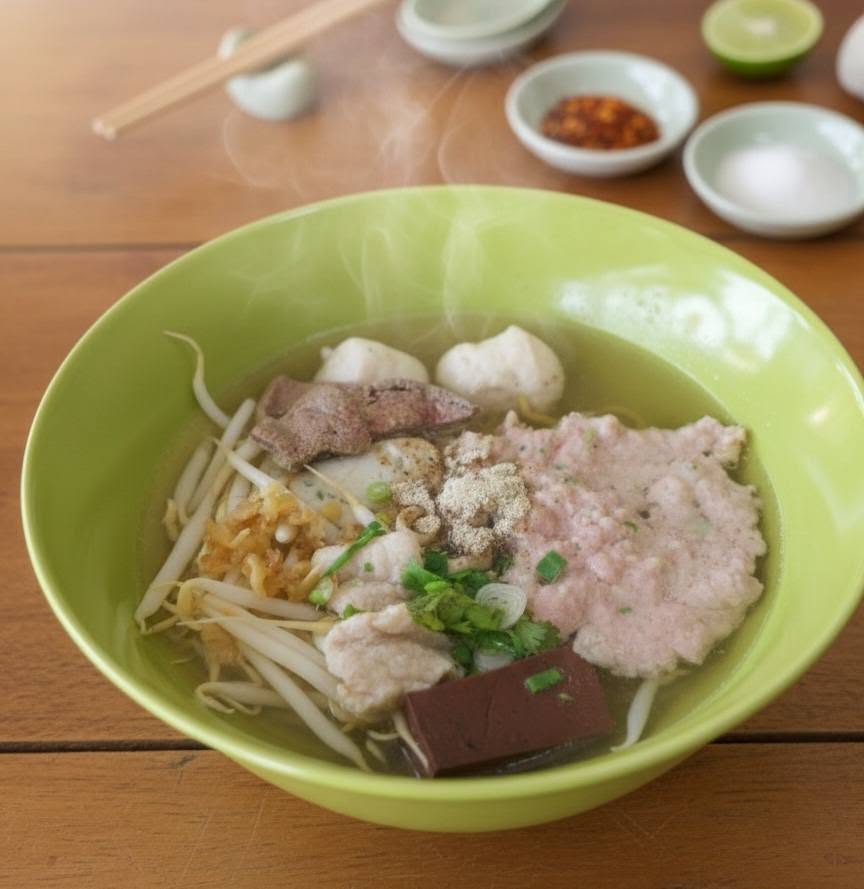 ตามหาความอร่อย! ก๋วยเตี๋ยวหมูน้ำใสโบราณ หนองไม้แดง